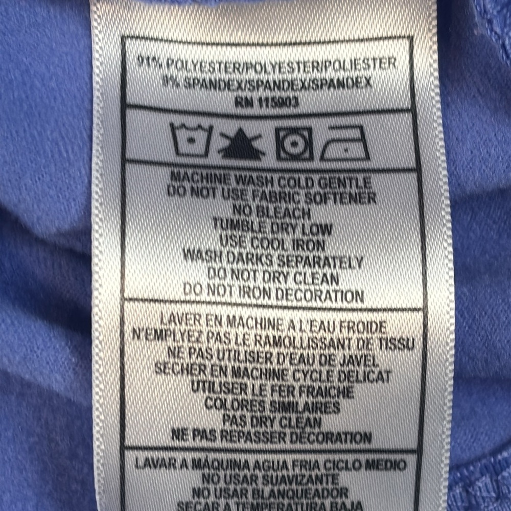Bermuda Sands Shirt Womens Small Lavender Activewear - Picture 8 of 8